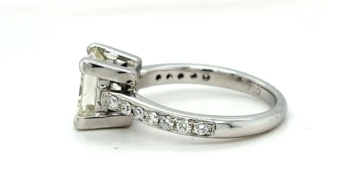 2.50ct Diamond & 18ct White Gold Solitaire Ring 5.1g