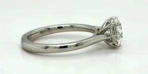 1.50ct Lab Grown Diamond & Platinum Solitaire Ring 5.0g