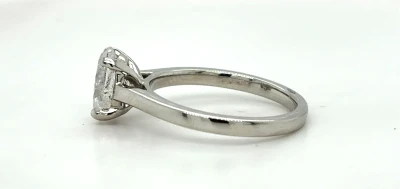 1.50ct Oval Diamond & Platinum Solitaire Ring 5.0g